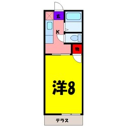 富田ハイツ（高崎市並榎町）の物件間取画像